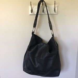Lucky Brand bag with moto detailing